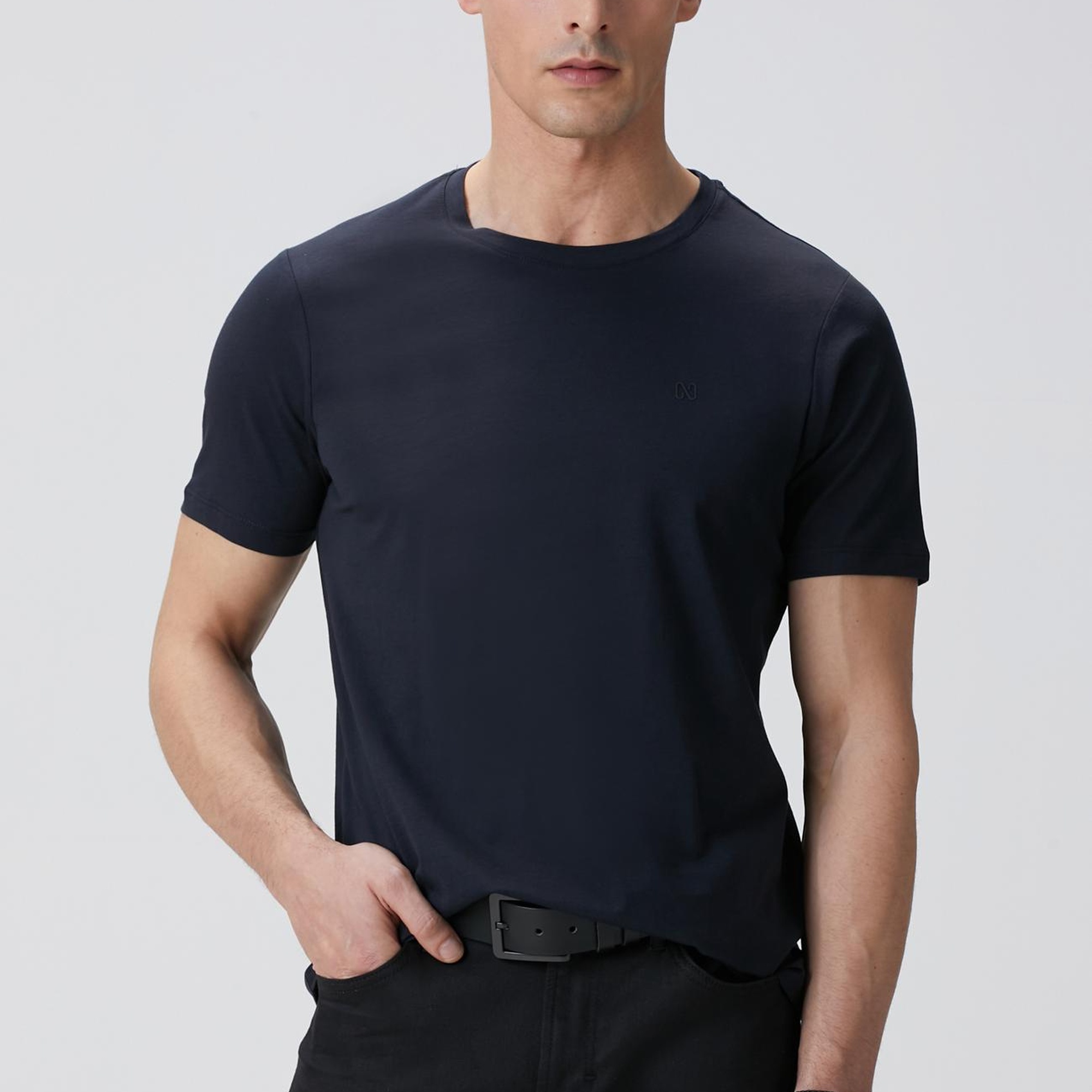 Network Erkek Lacivert T-shirt