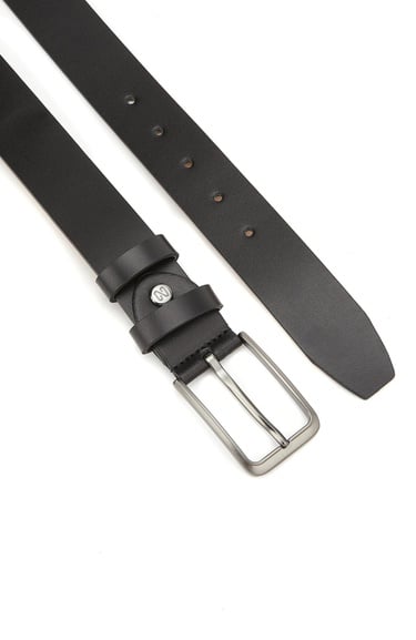  Network Erkek Siyah Deri Kemer