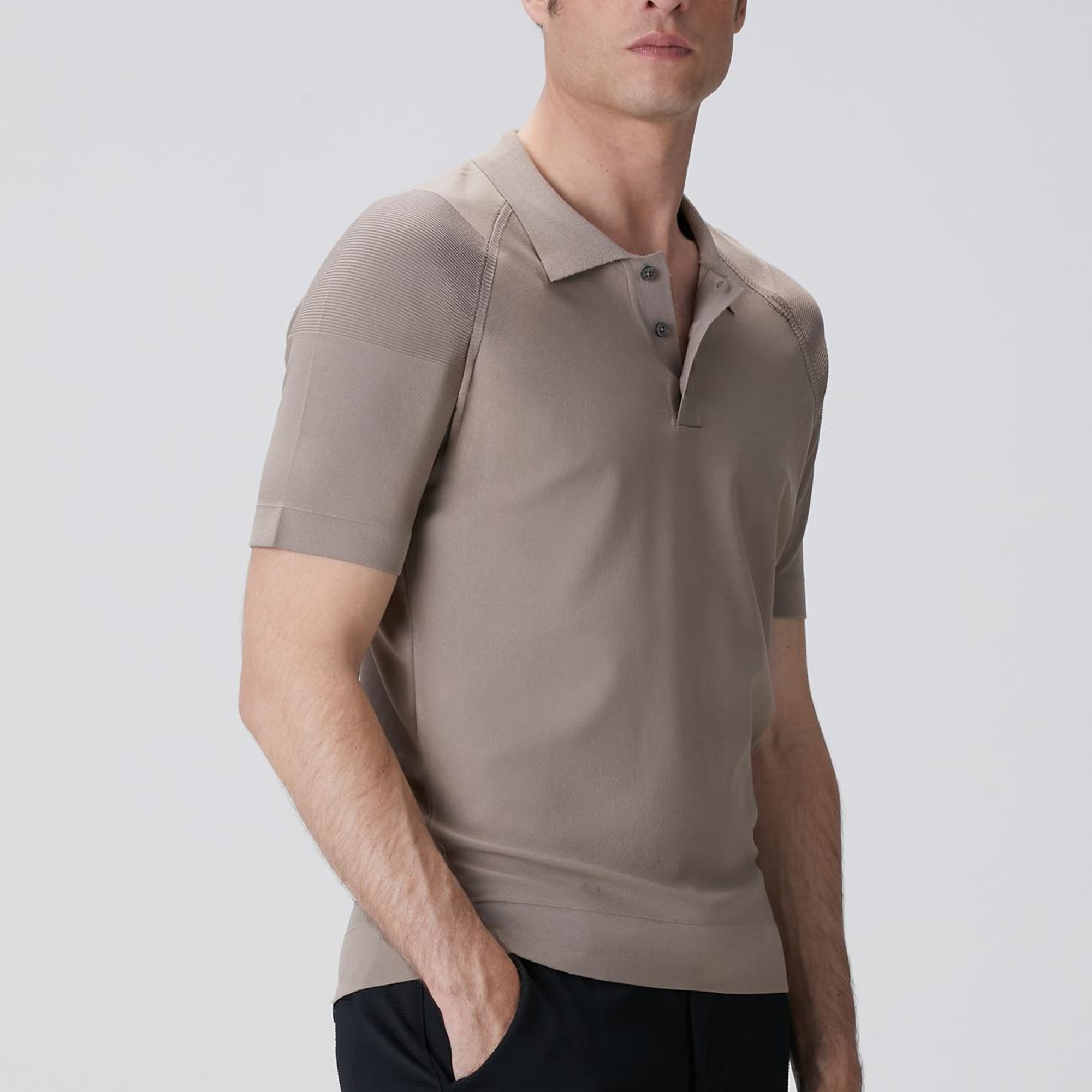 Network Erkek Vizon Polo Yaka Triko