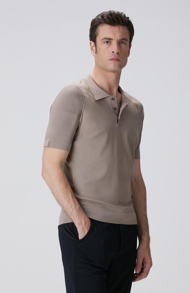  Network Erkek Vizon Polo Yaka Triko