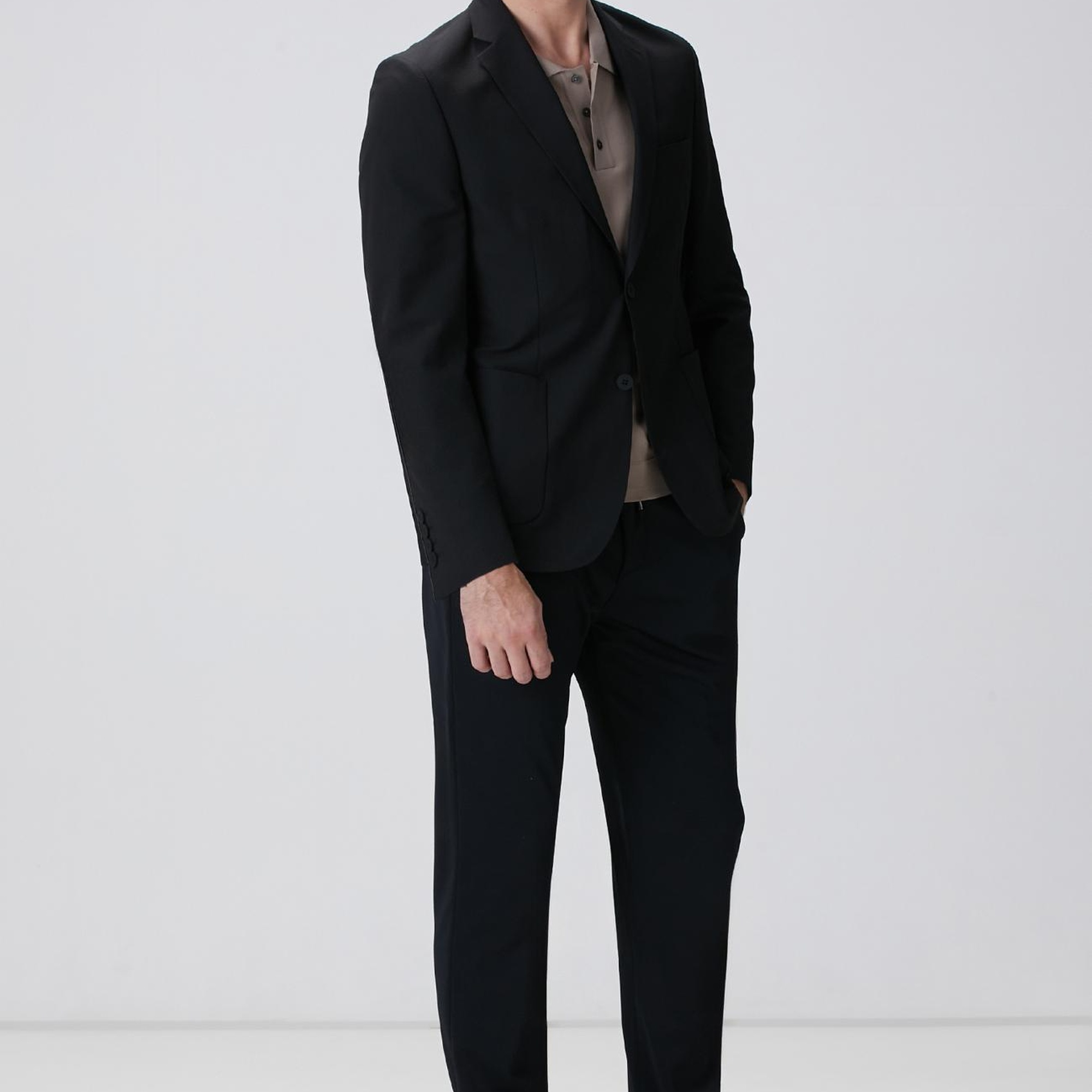 Network Erkek Vizon Polo Yaka Triko