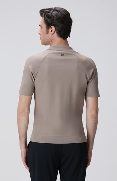  Network Erkek Vizon Polo Yaka Triko