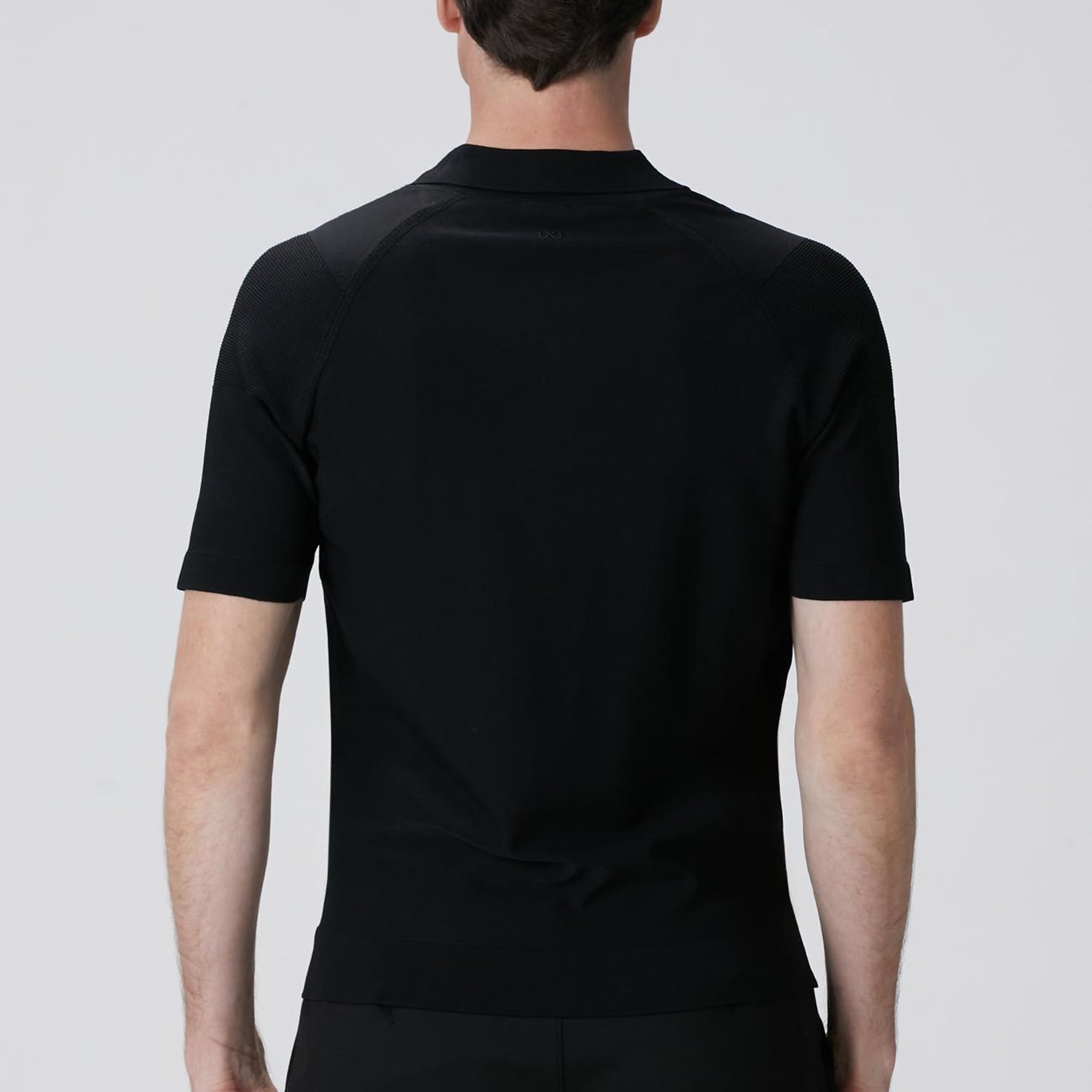 Network Erkek Siyah Polo Yaka Triko