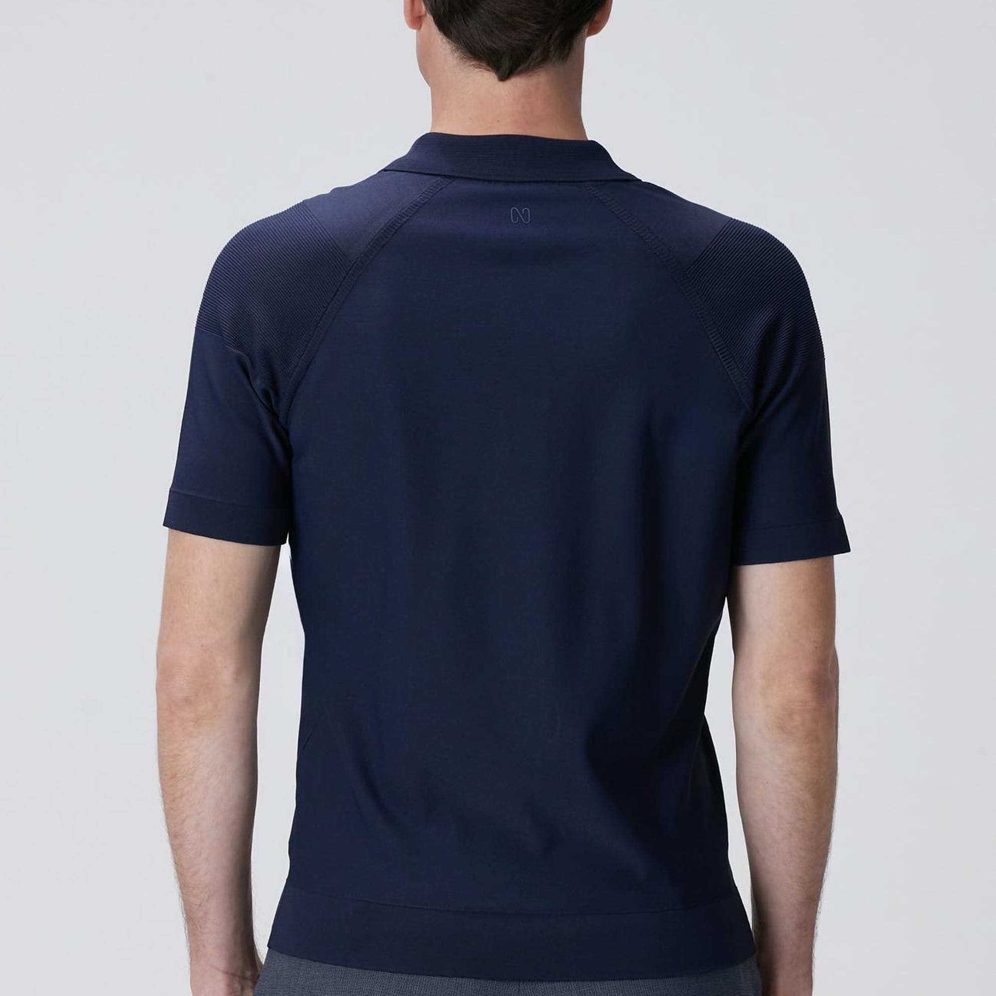 Network Erkek Lacivert Polo Yaka Triko