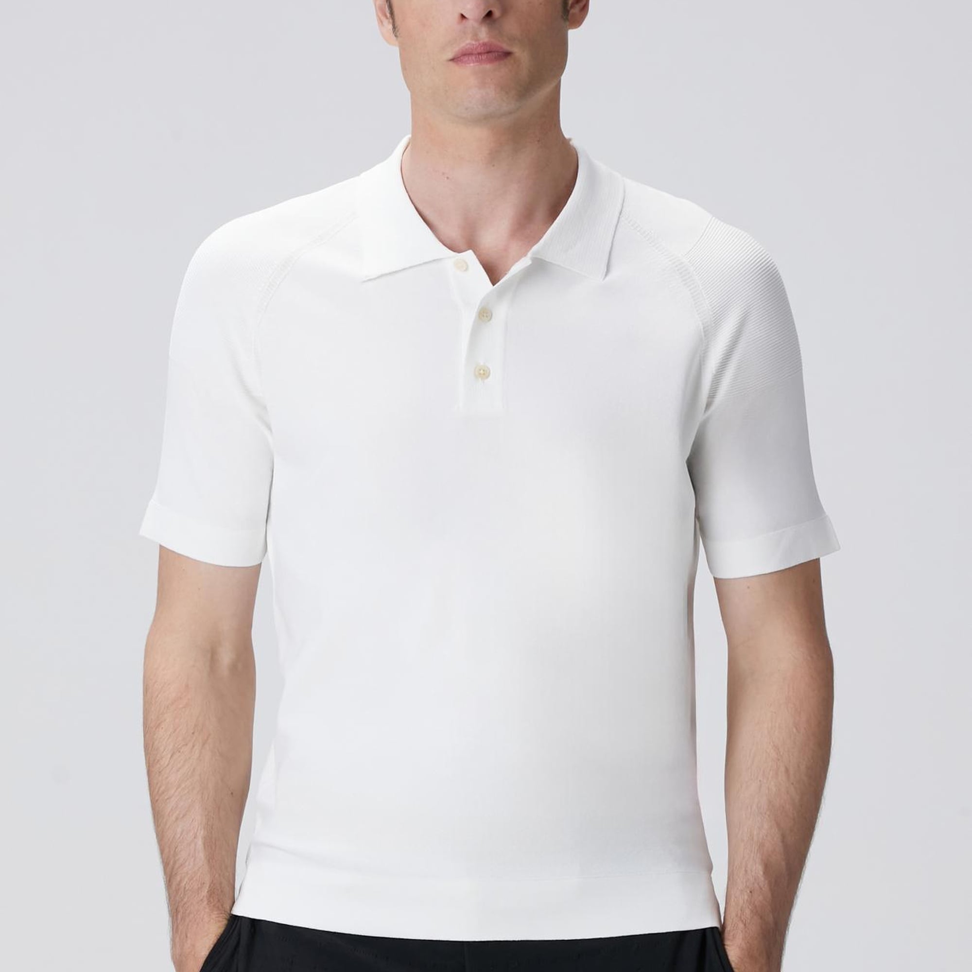 Network Erkek Kırık Beyaz Polo Yaka Triko