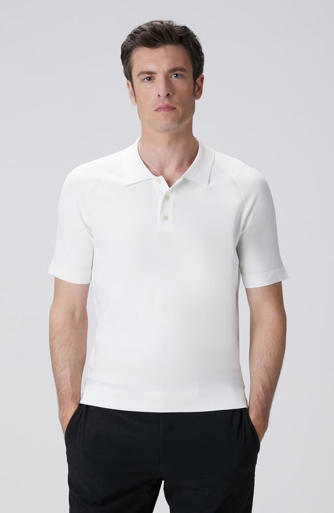  Network Erkek Kırık Beyaz Polo Yaka Triko