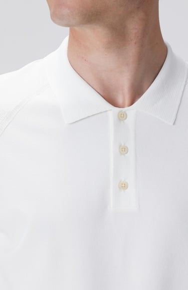  Network Erkek Kırık Beyaz Polo Yaka Triko