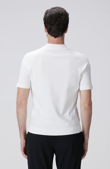  Network Erkek Kırık Beyaz Polo Yaka Triko