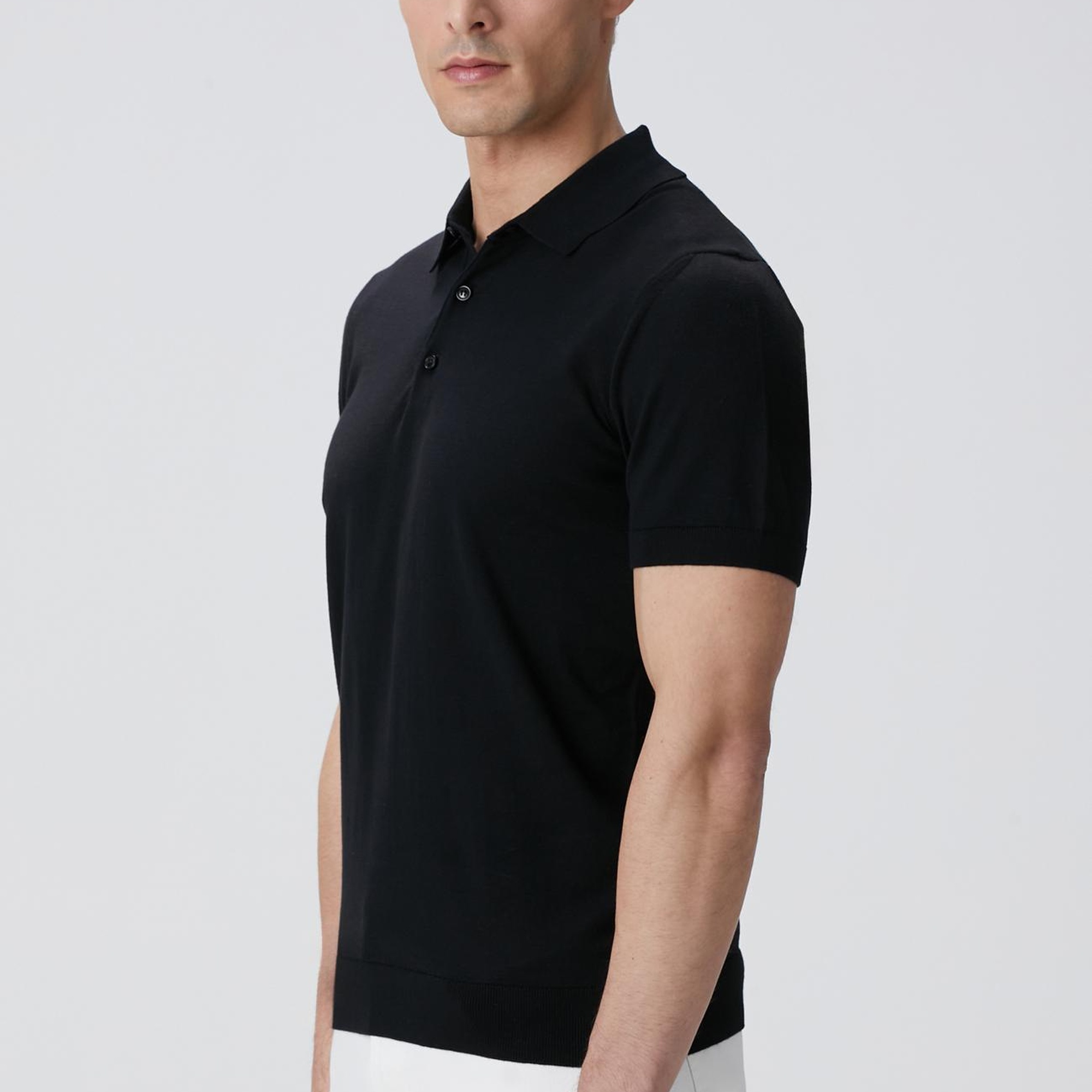 Network Erkek Siyah Triko Kazak