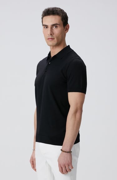  Network Erkek Siyah Triko Kazak