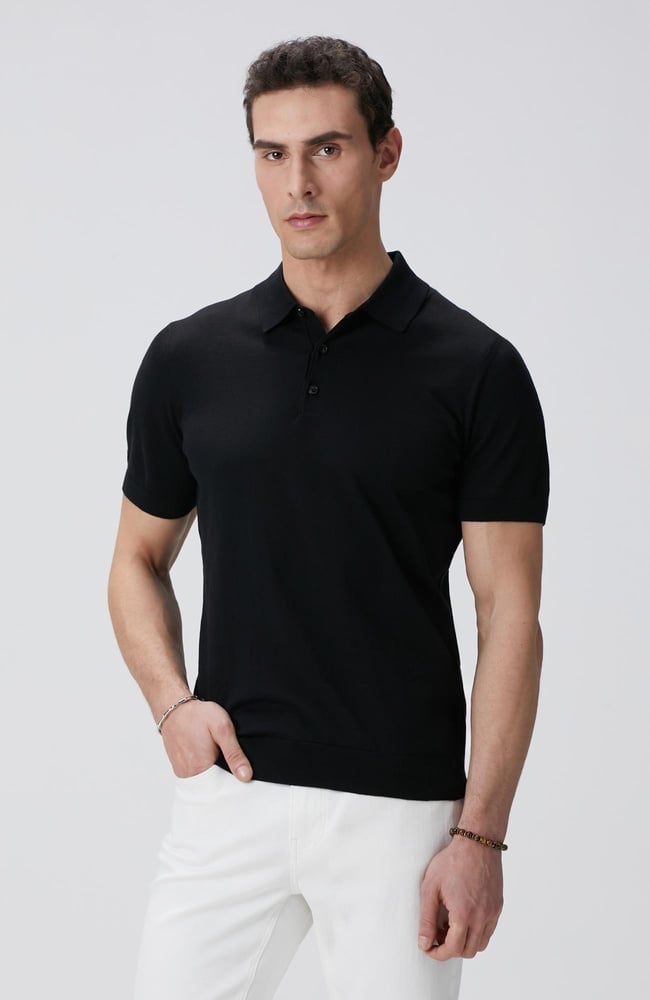  Network Erkek Siyah Triko Kazak