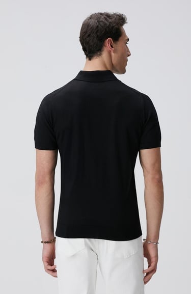  Network Erkek Siyah Triko Kazak