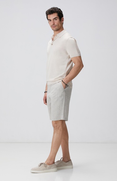  Network Erkek Bej Polo Yaka Basic Kazak