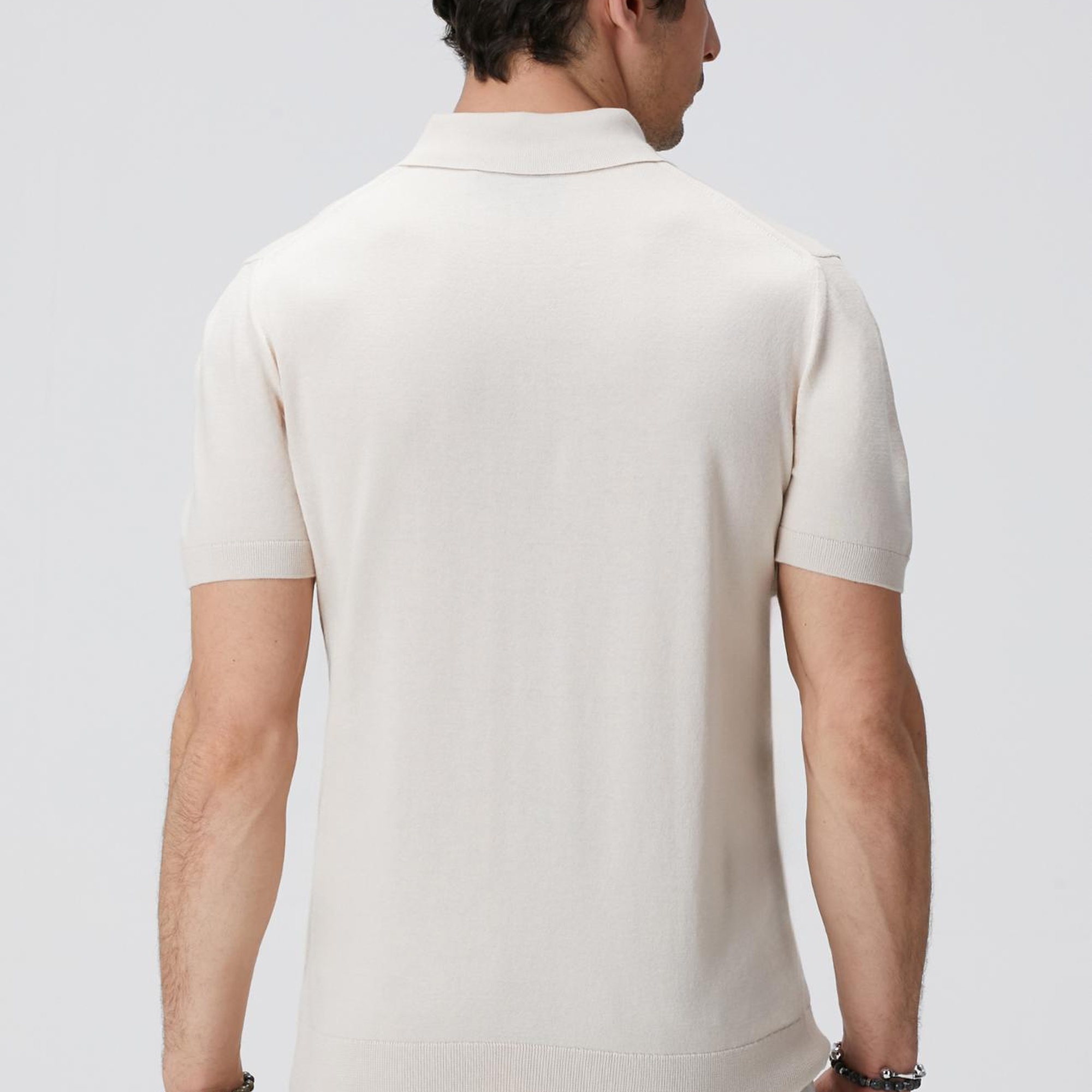 Network Erkek Bej Polo Yaka Basic Kazak