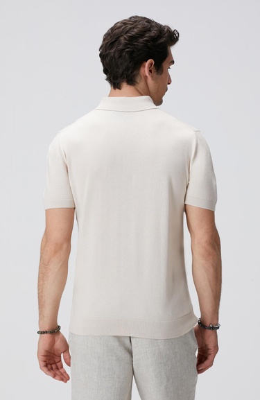  Network Erkek Bej Polo Yaka Basic Kazak