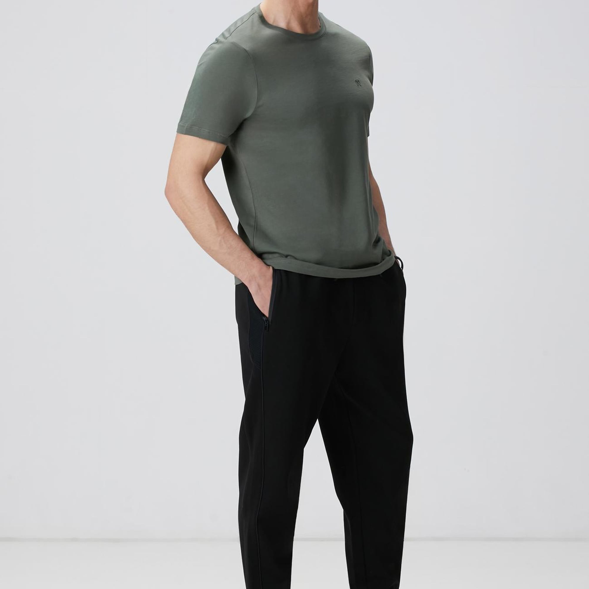 Network Erkek Haki T-Shirt