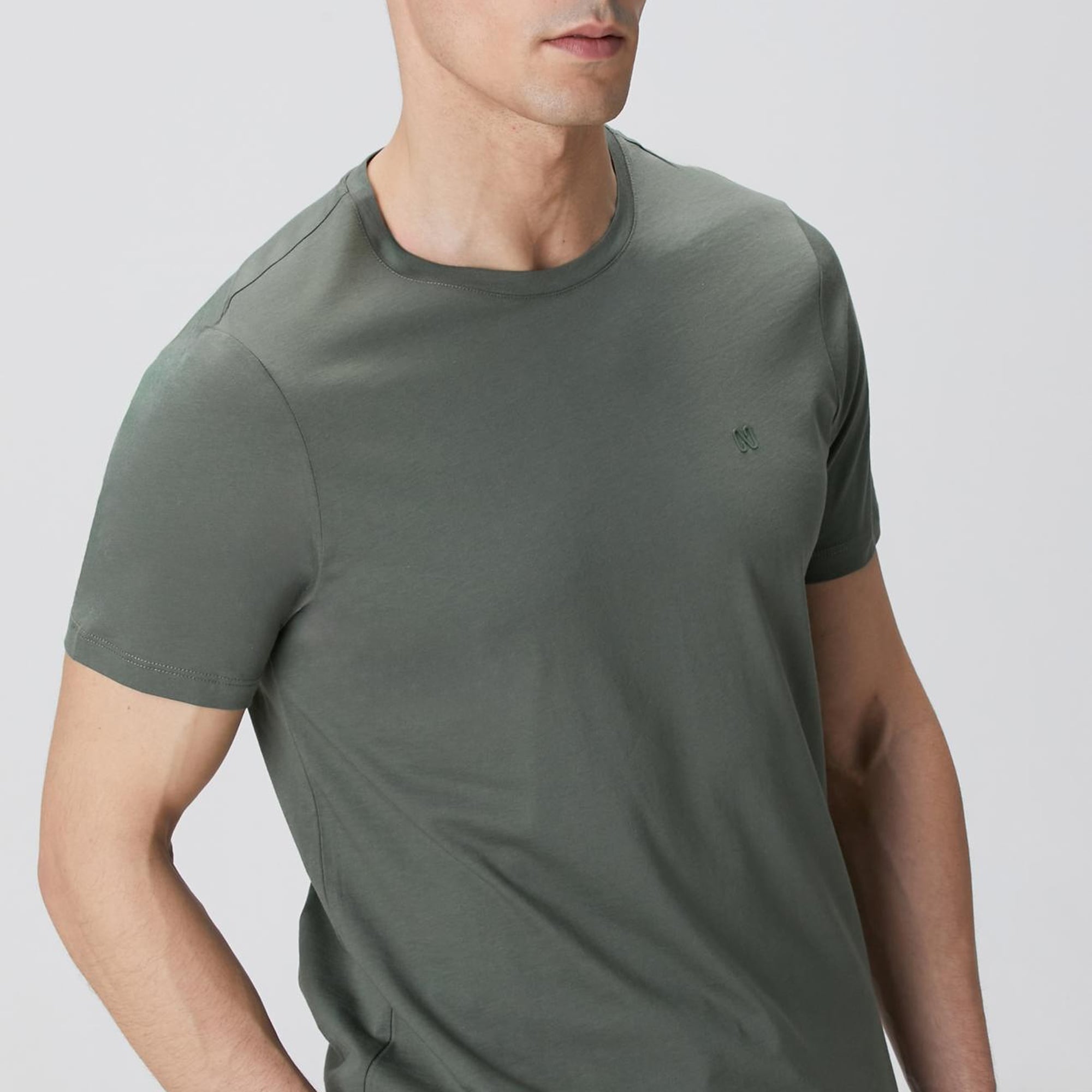 Network Erkek Haki T-Shirt