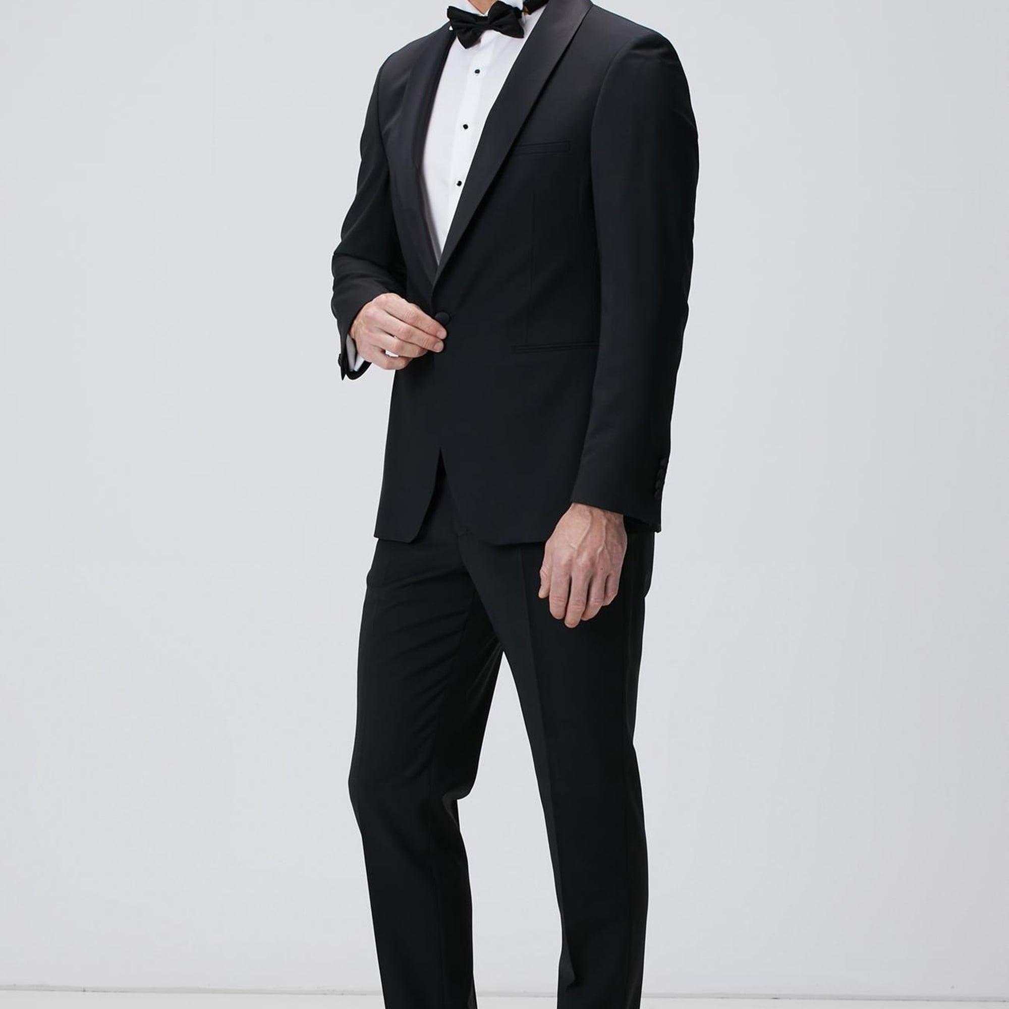 Network Erkek Beyaz Non-Iron Smokin Gömlek