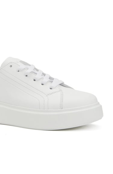  Network Kadın Beyaz Deri Sneaker