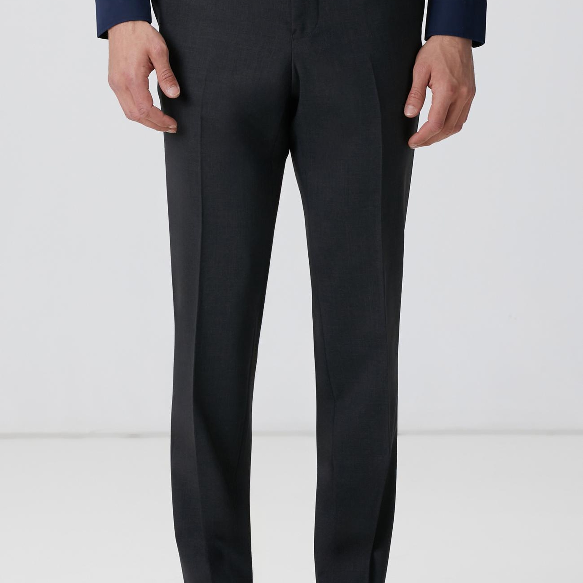 Network Erkek Antrasit Yün Karışımlı Pantolon