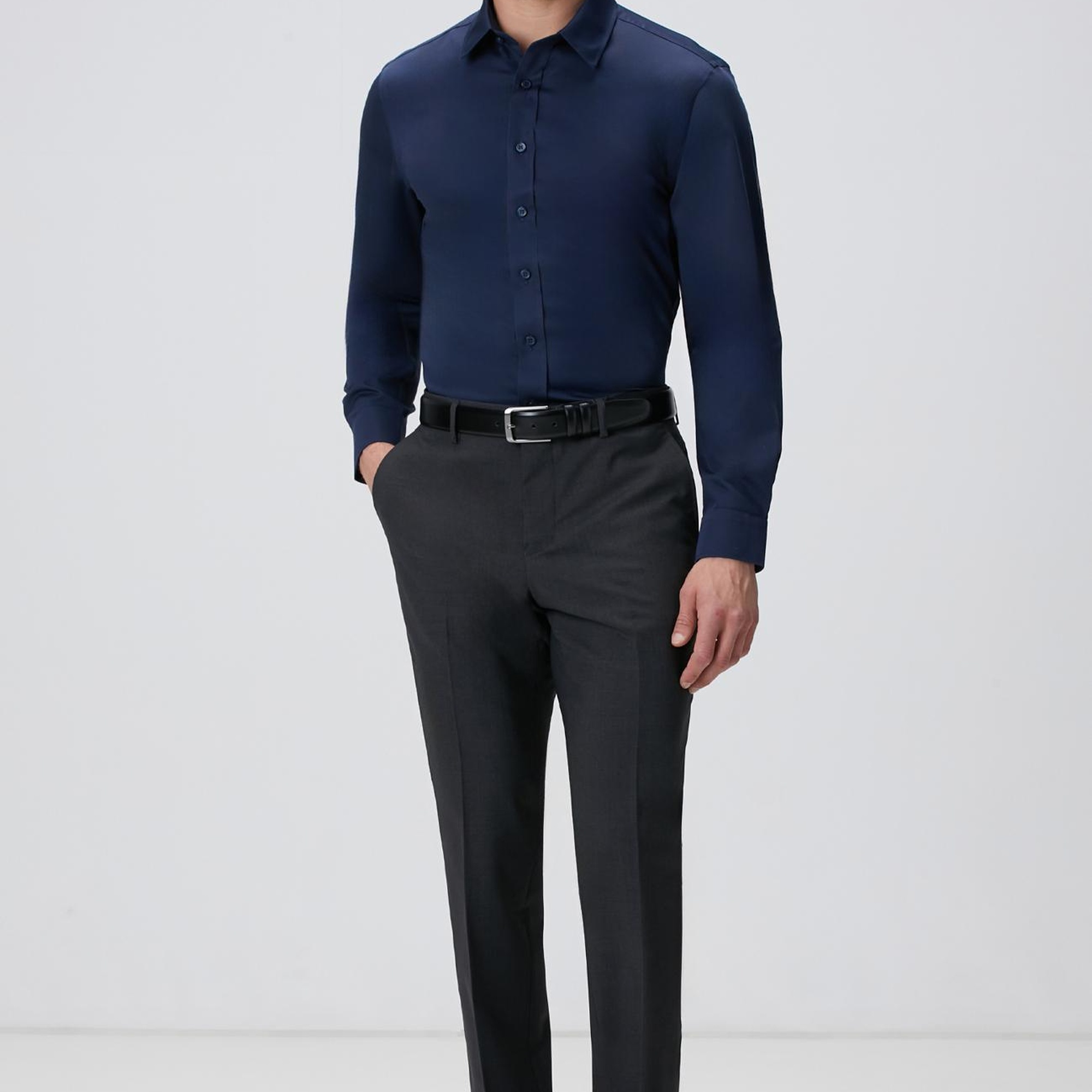 Network Erkek Antrasit Yün Karışımlı Pantolon