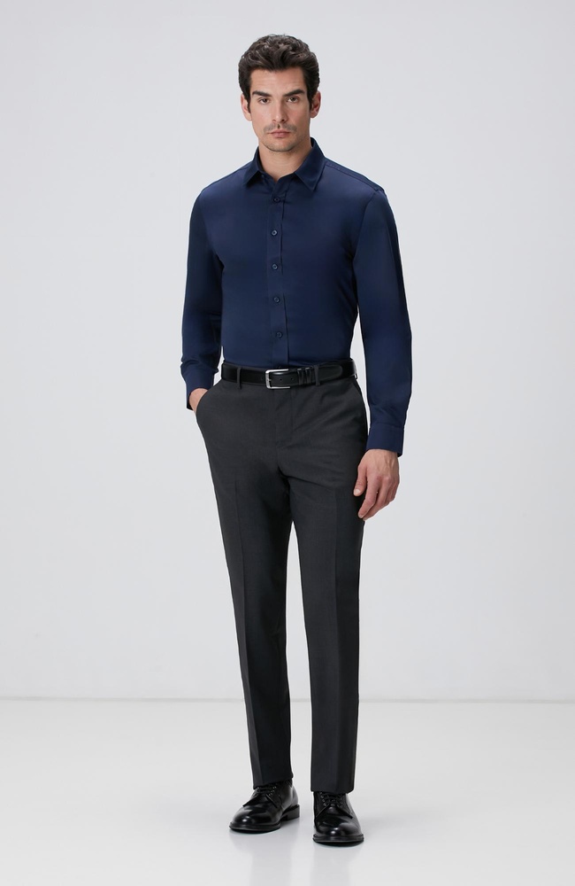  Network Erkek Antrasit Yün Karışımlı Pantolon