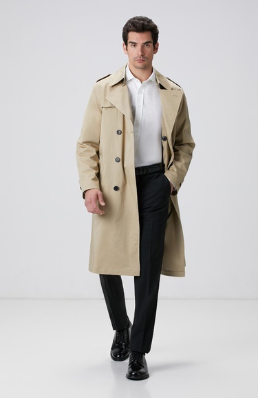  Network Erkek Siyah Yün Karışımlı Pantolon