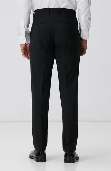  Network Erkek Siyah Yün Karışımlı Pantolon
