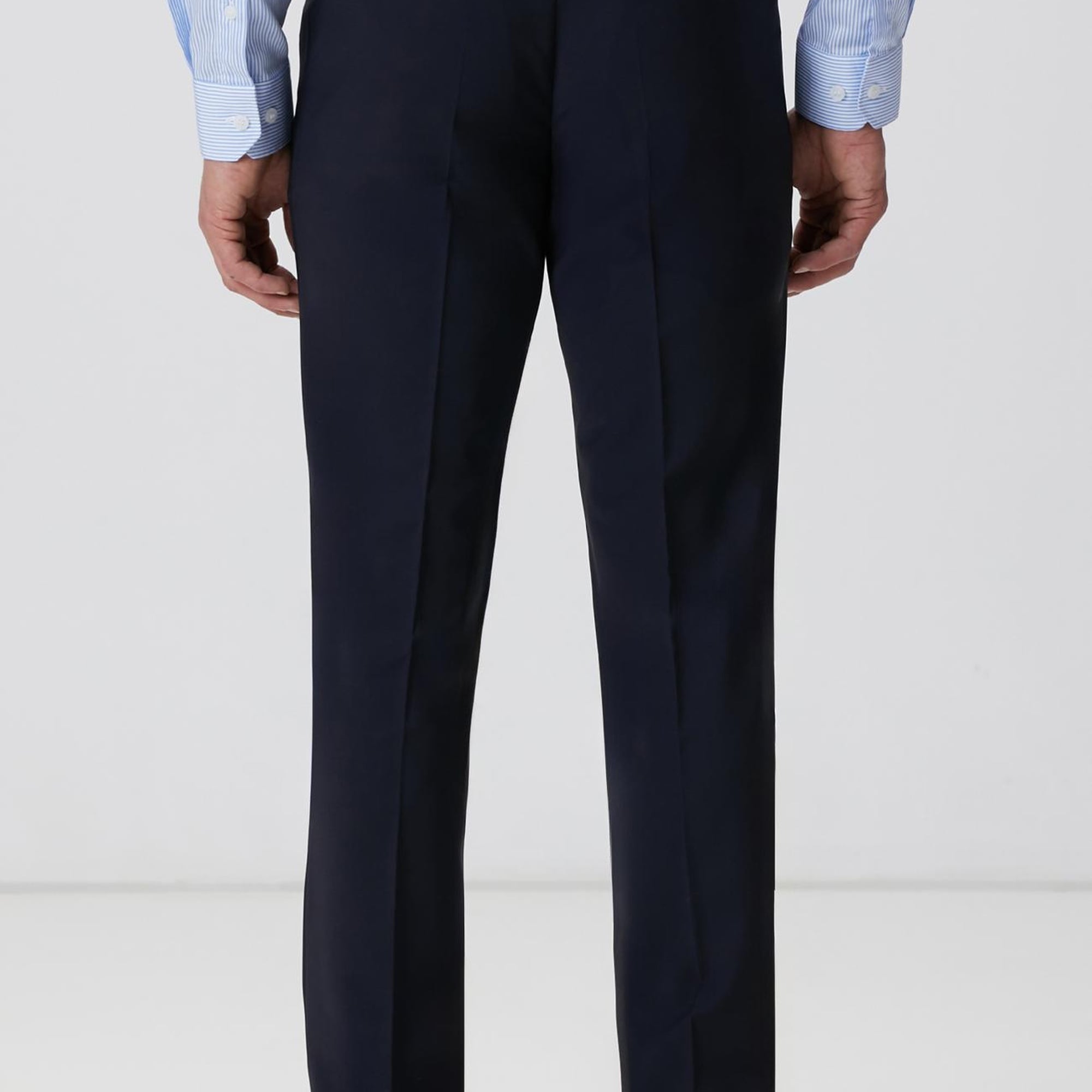 Network Erkek Lacivert Yün Karışımlı Pantolon