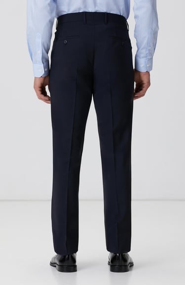  Network Erkek Lacivert Yün Karışımlı Pantolon
