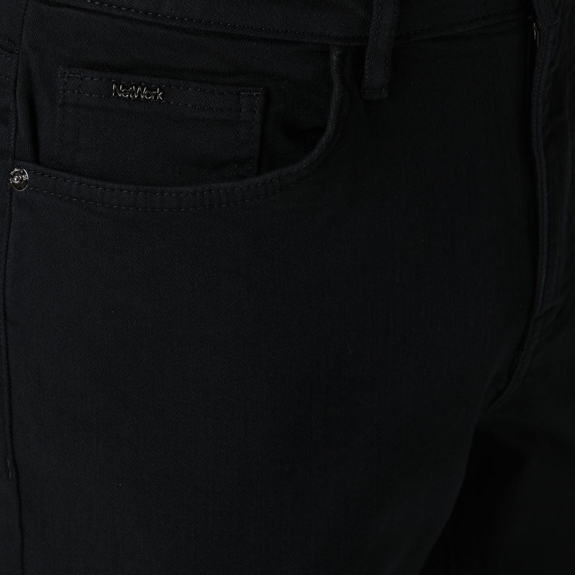 Network Erkek Siyah Denim Pantolon