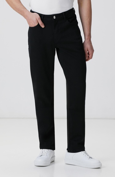  Network Erkek Siyah Denim Pantolon
