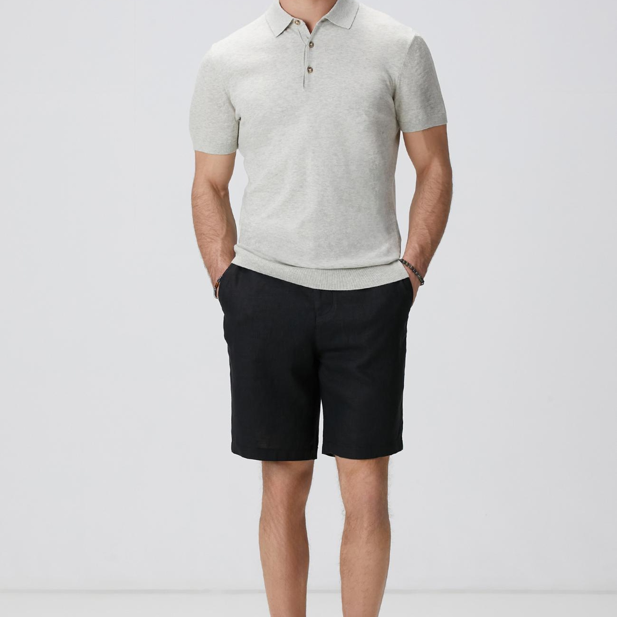 Network Erkek Gri Melanj Kazak