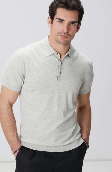  Network Erkek Gri Melanj Kazak