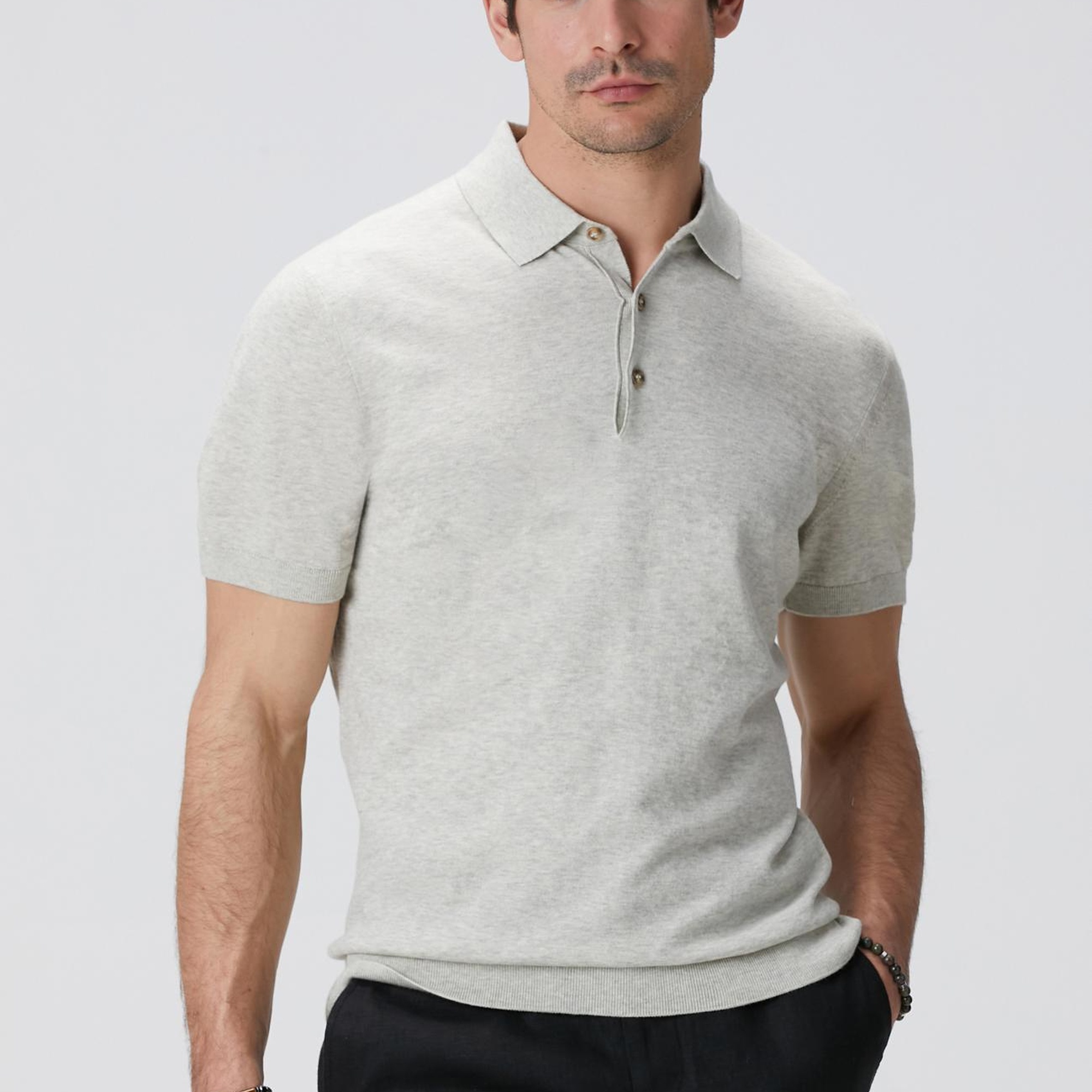 Network Erkek Gri Melanj Kazak