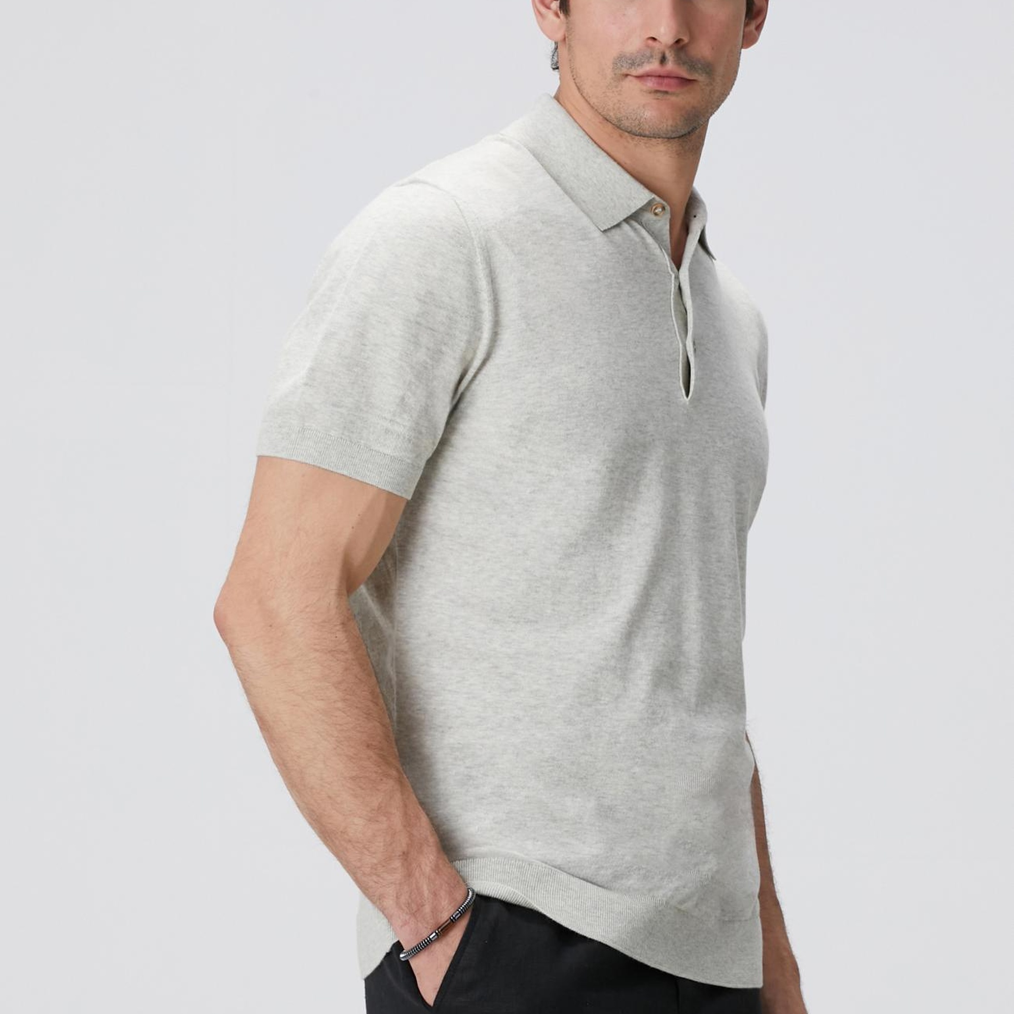 Network Erkek Gri Melanj Kazak