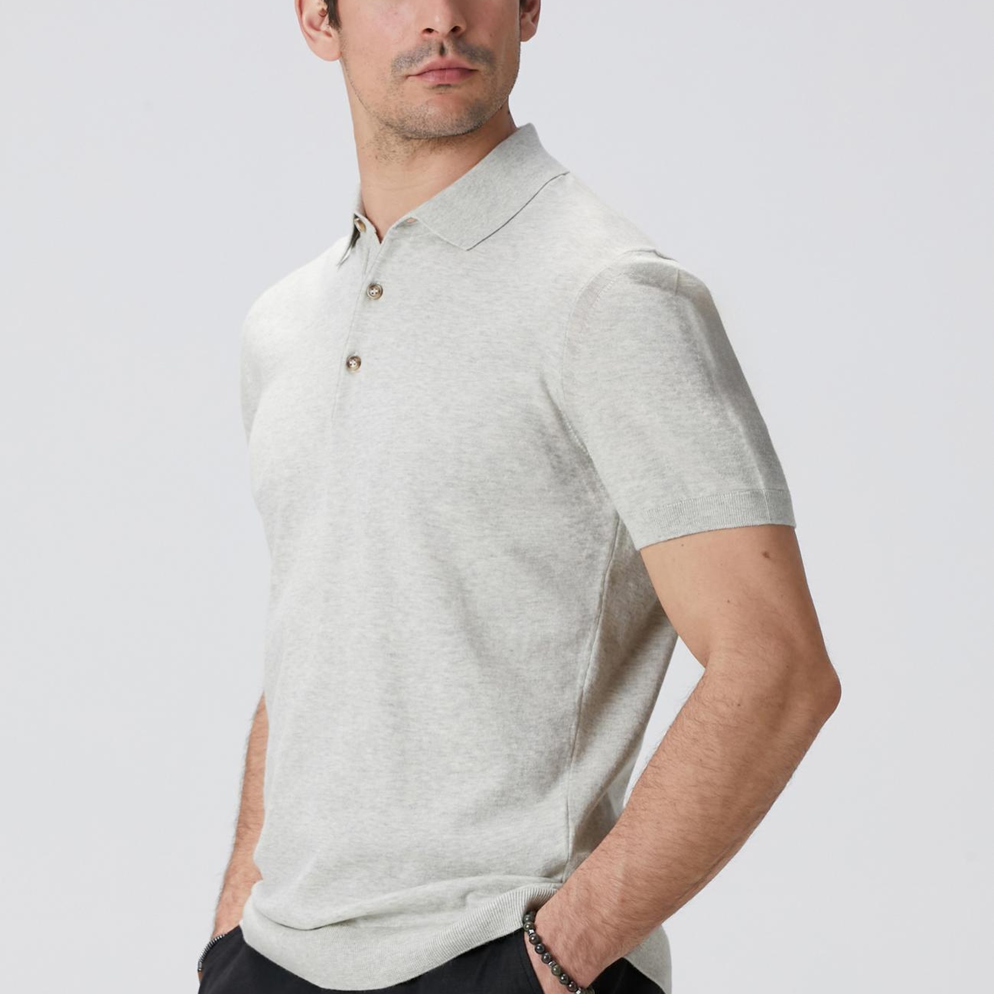 Network Erkek Gri Melanj Kazak