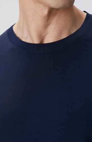  Network Erkek Lacivert N-Tech Basıc Triko Kazak