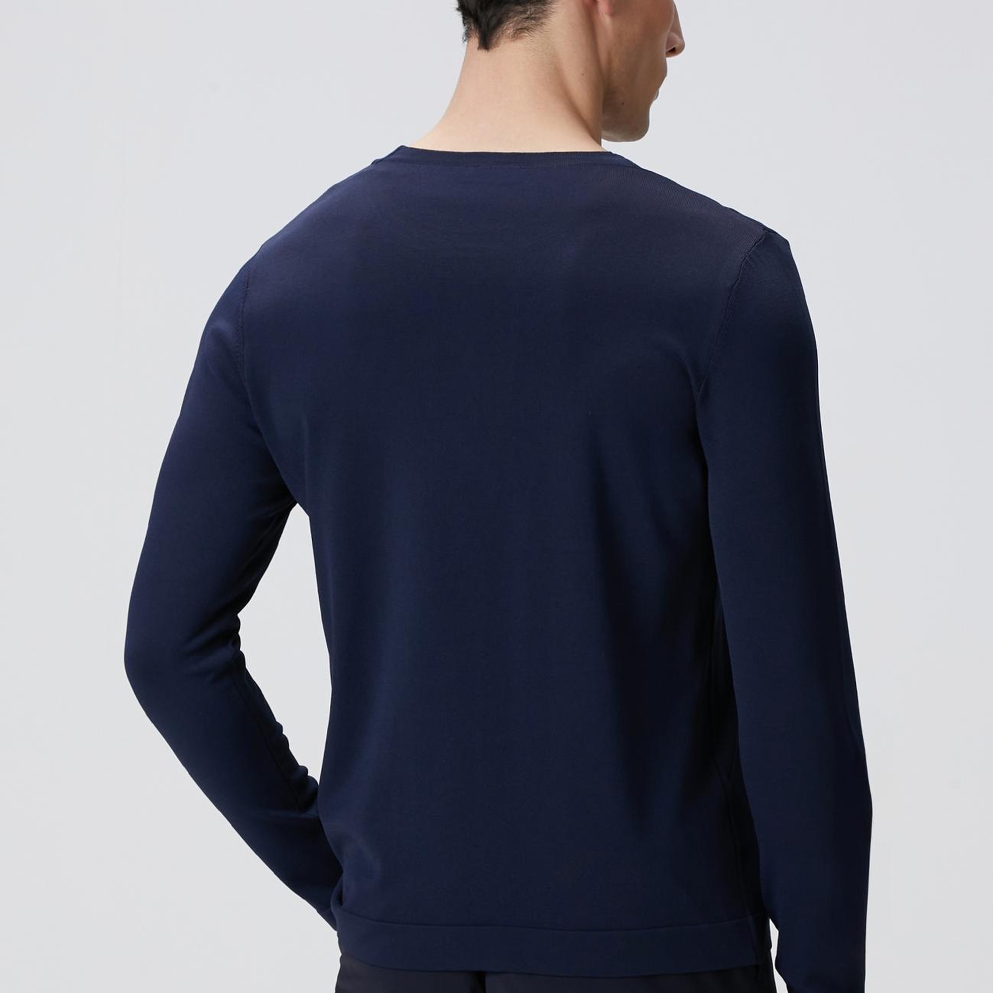 Network Erkek Lacivert N-Tech Basıc Triko Kazak