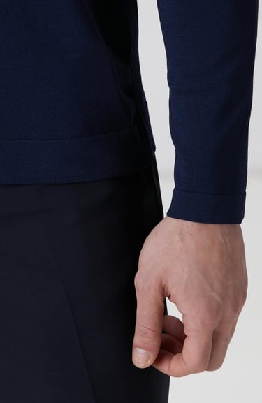  Network Erkek Lacivert N-Tech Basıc Triko Kazak