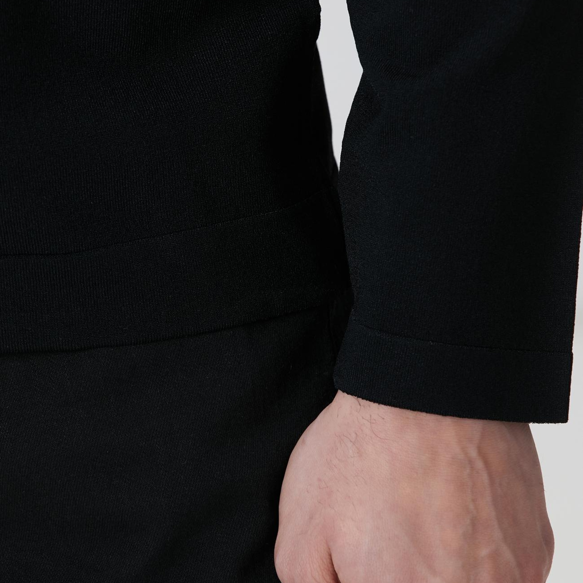 Network Erkek Siyah N-Tech Basıc Triko Kazak