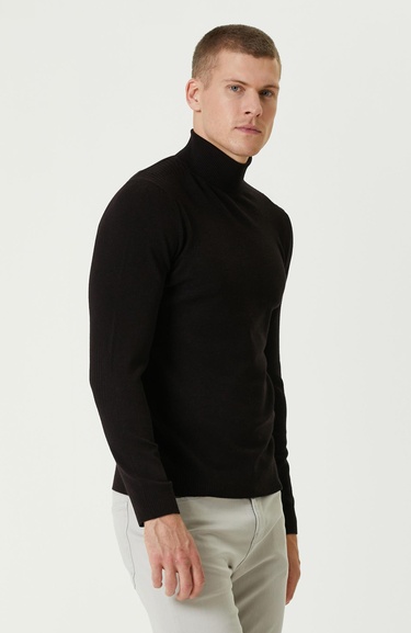  Network Erkek Bordo Balıkçı Yaka Triko Kazak