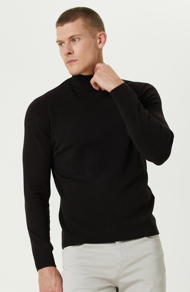  Network Erkek Bordo Balıkçı Yaka Triko Kazak