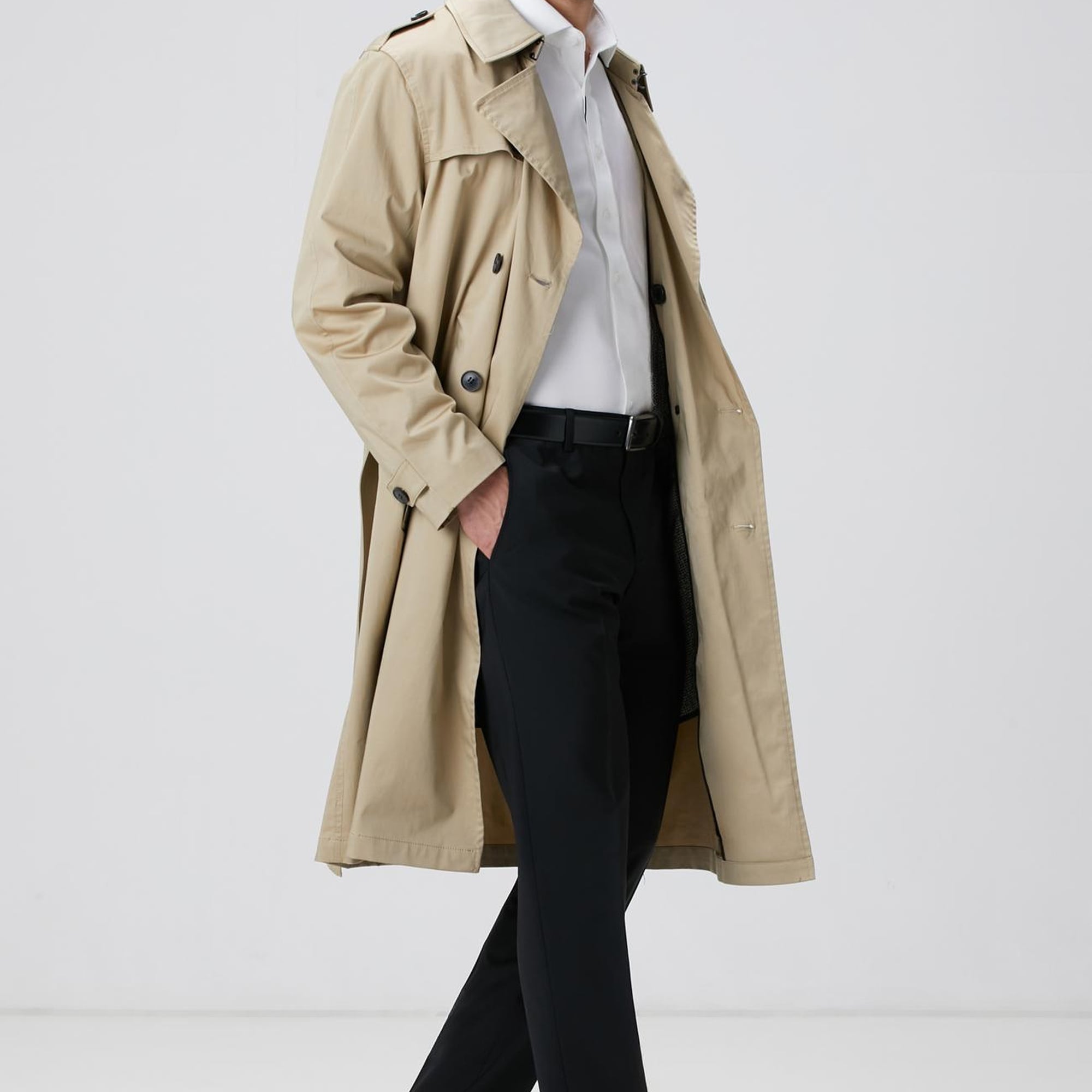 Network Erkek Beyaz Super Non-Iron Gömlek