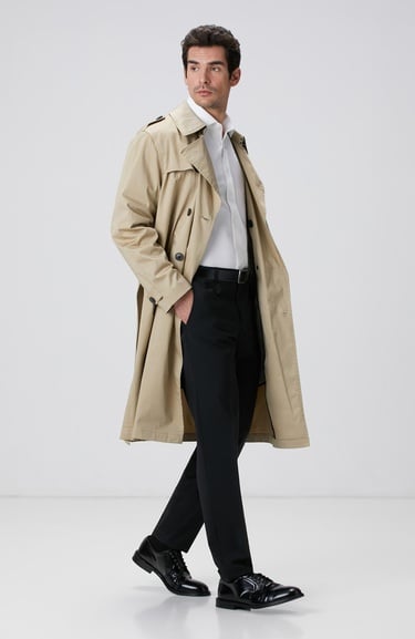  Network Erkek Beyaz Super Non-Iron Gömlek