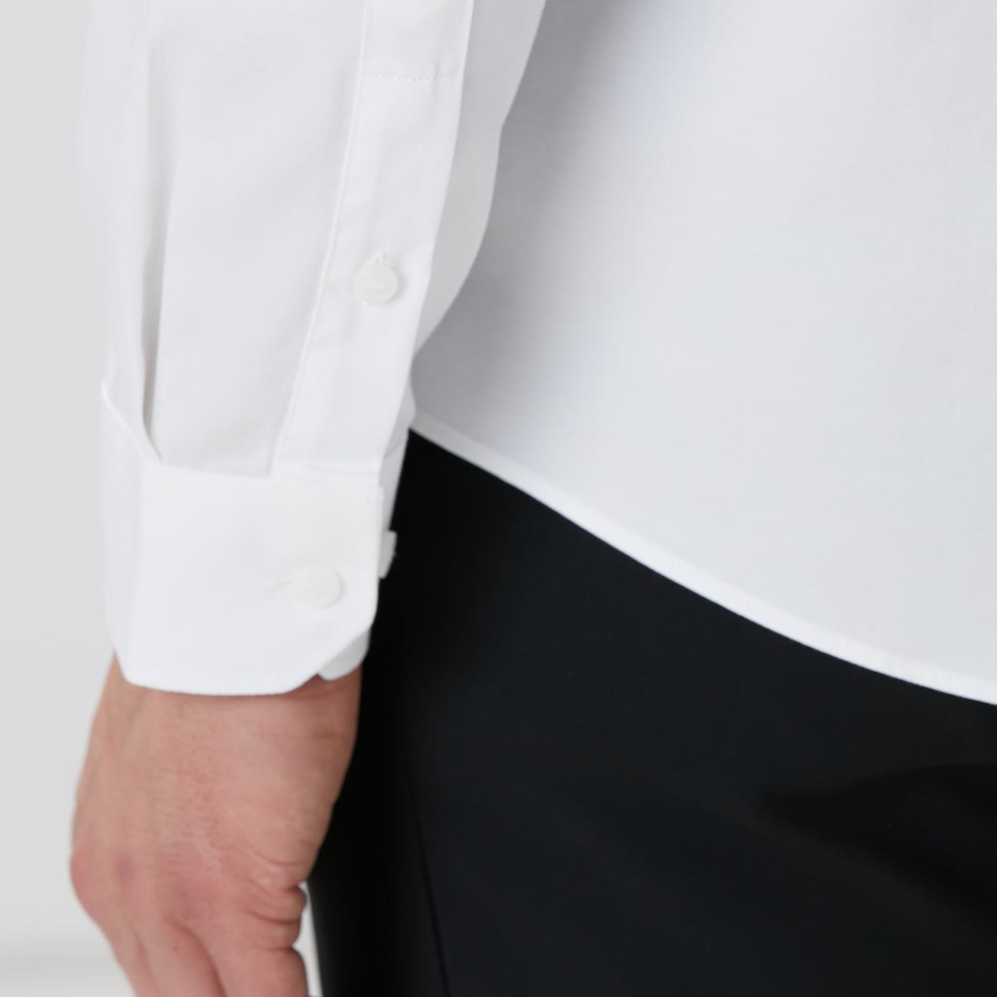 Network Erkek Beyaz Super Non-Iron Gömlek