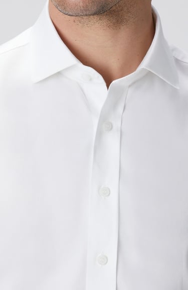  Network Erkek Beyaz Super Non-Iron Gömlek