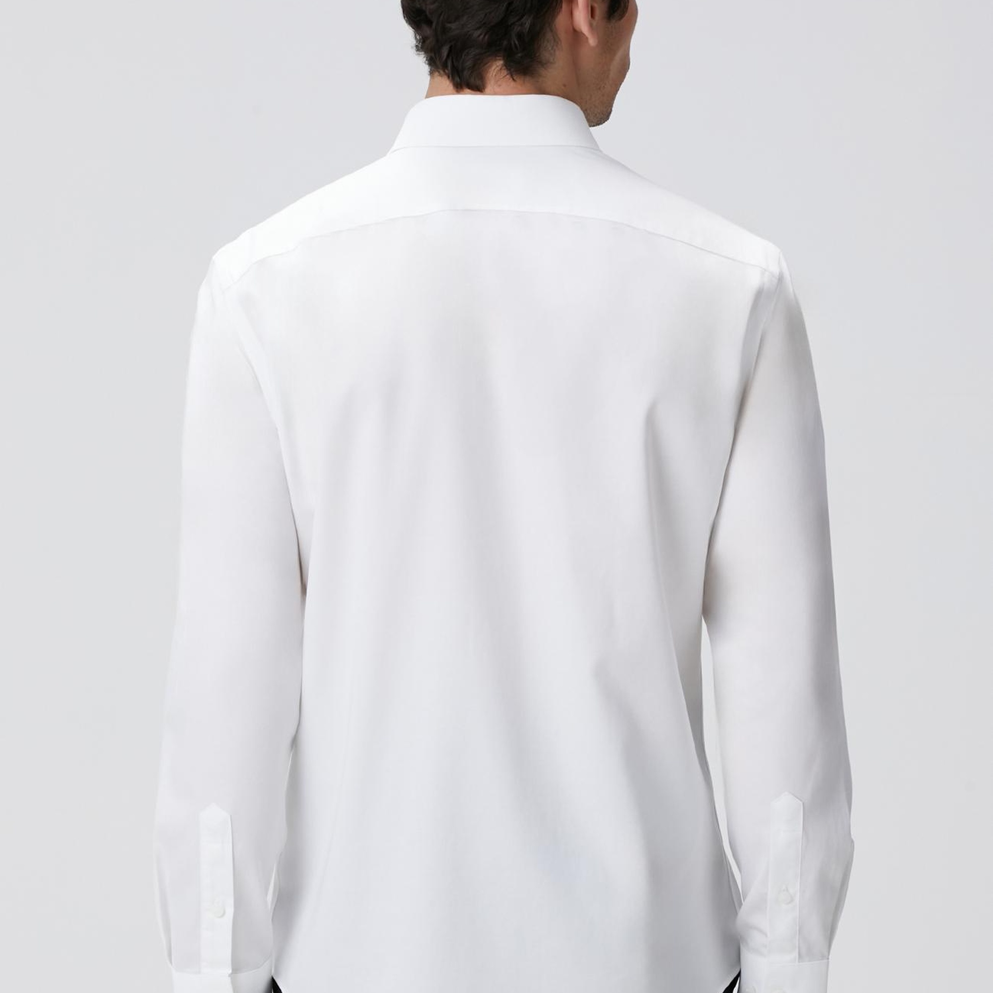 Network Erkek Beyaz Super Non-Iron Gömlek
