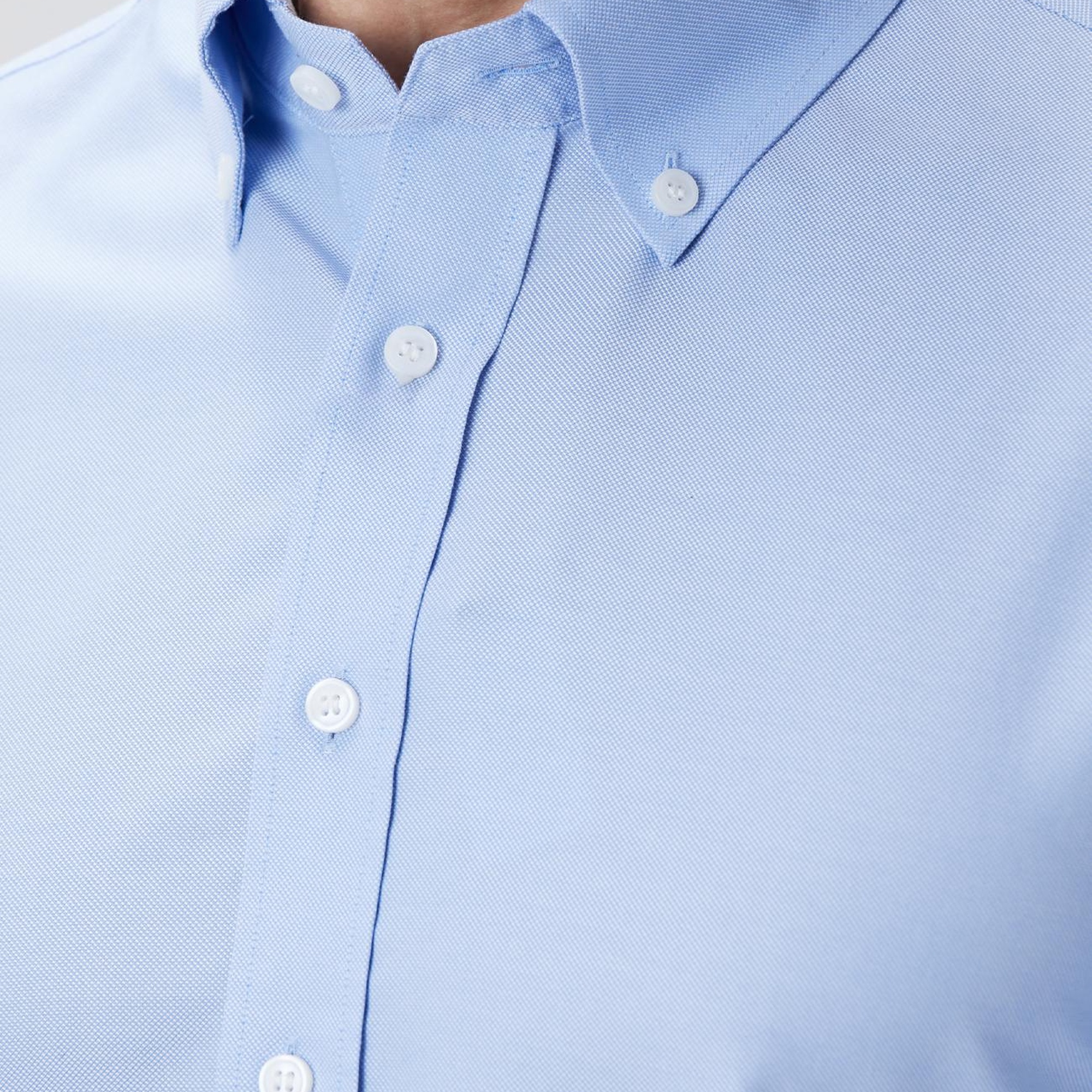 Network Erkek Mavi Super Non-Iron Oxford Gömlek