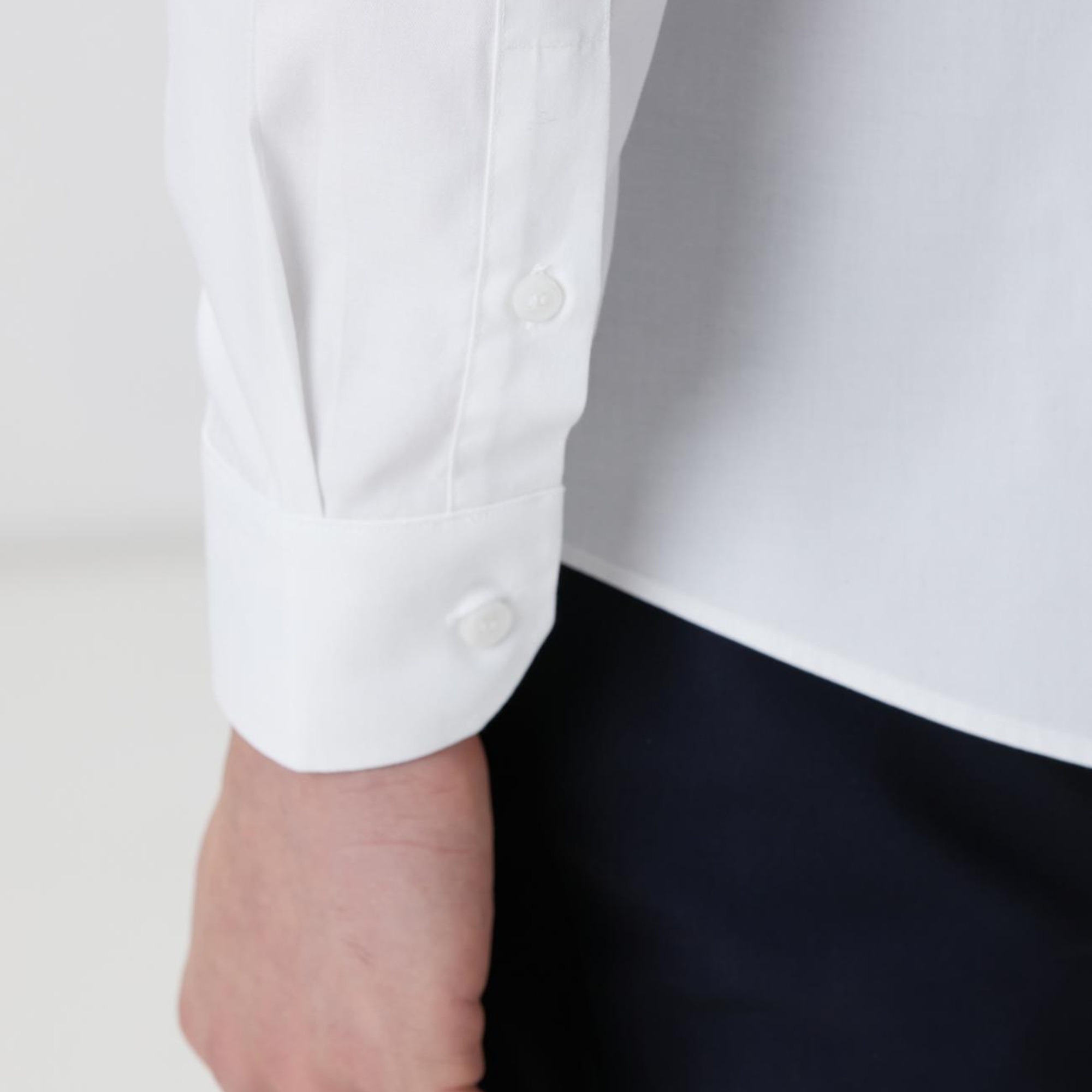 Network Erkek Beyaz Super Non-Iron Gömlek